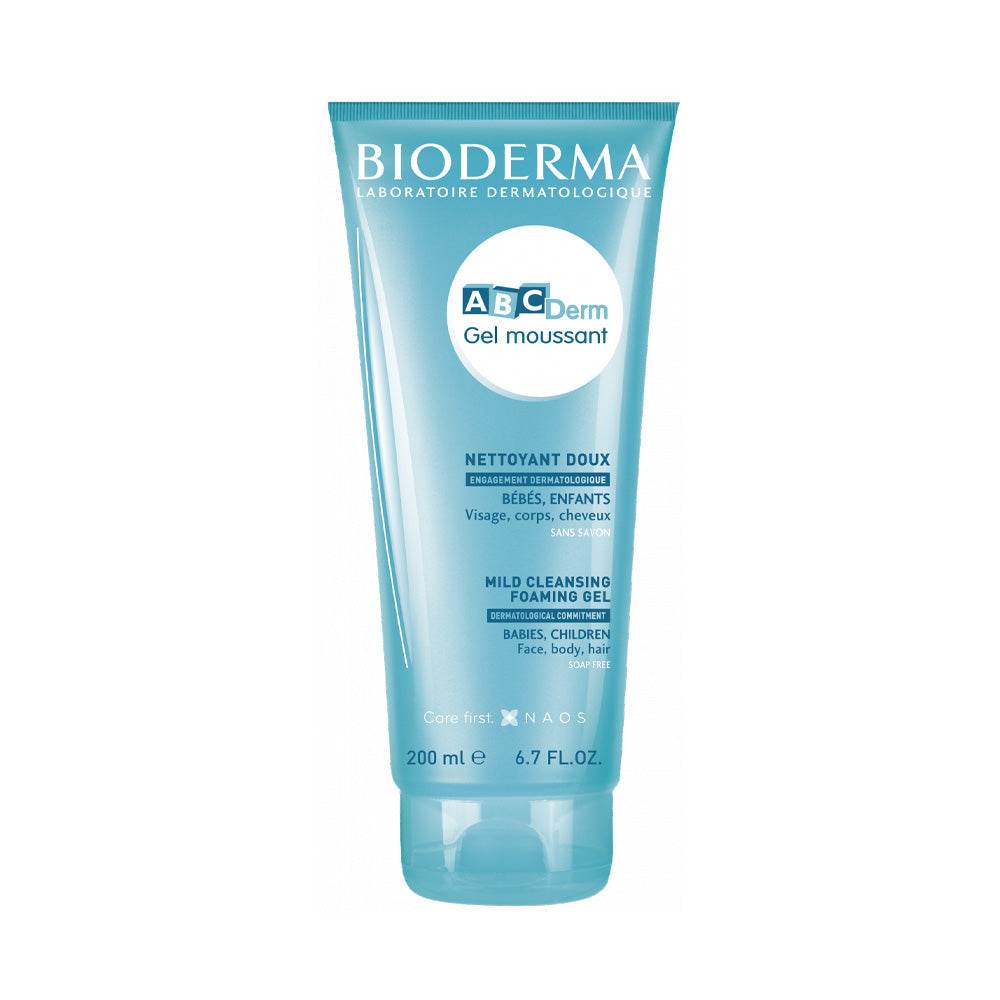 Bioderma-ABCDerm-Gel-Moussant-200ml-nova-parapharmacie-maroc-1 BIODERMA ABCDerm Gel Moussant 200ml - Nettoyant Doux Sans Savon Bébés – Image 1
