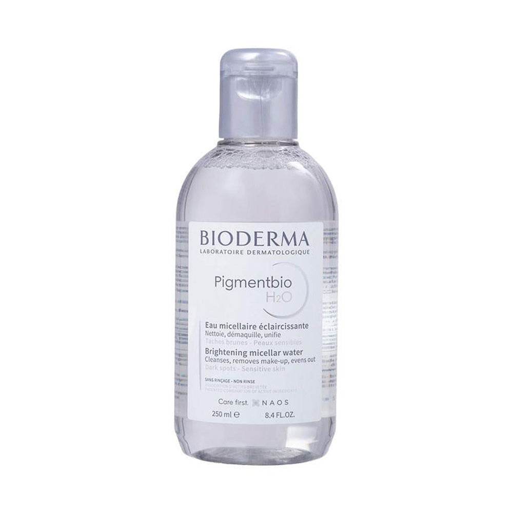Bioderma-Pigmentbio-H2O-250ml-nova-parapharmacie-casablanca-2 BIODERMA Pigmentbio H2O Eau Micellaire Dépigmentante Taches Brunes 250ml - photo 2