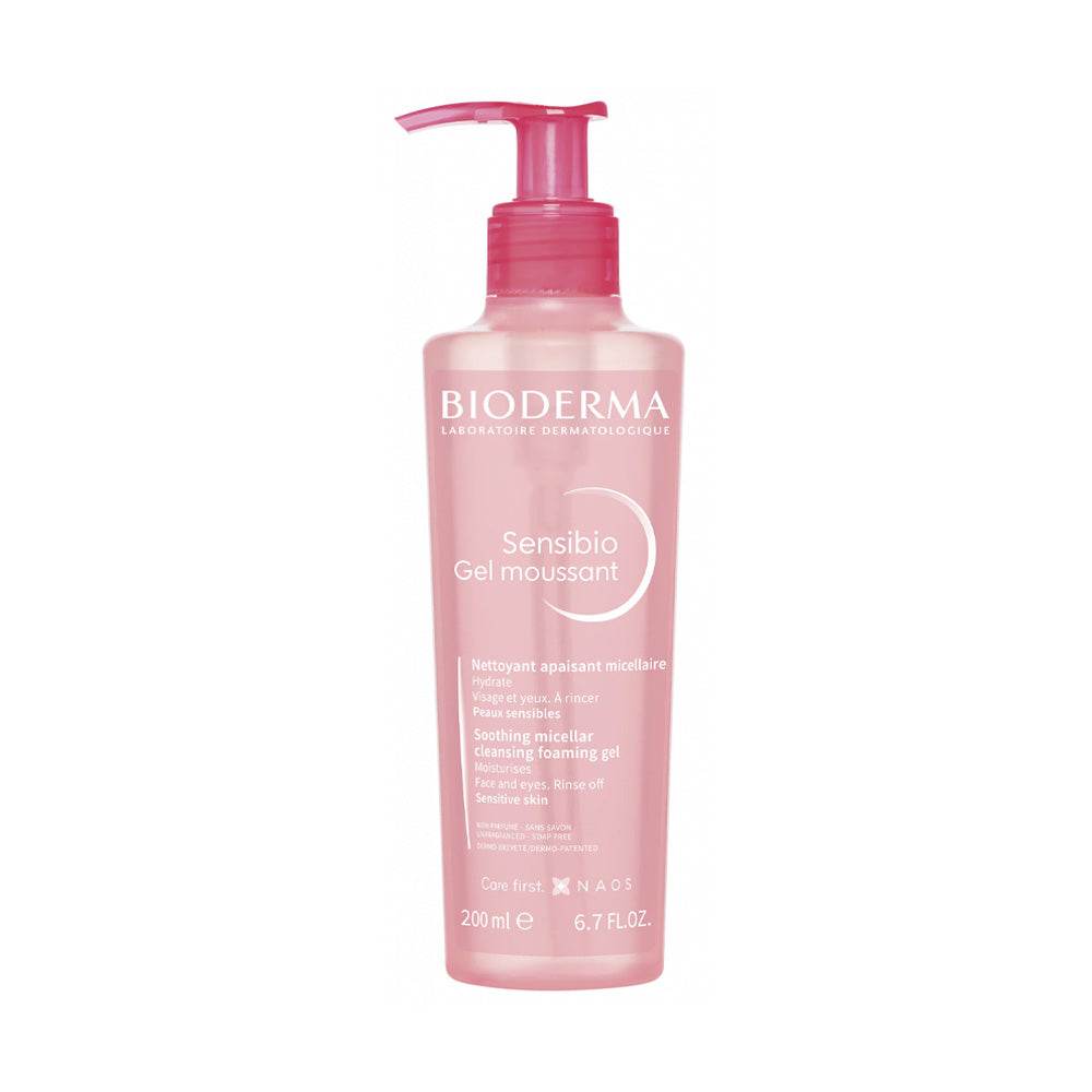Bioderma-Sensibio-Gel-Moussant-200ml-nova-parapharmacie-maroc-1 BIODERMA Sensibio Gel Moussant 200ml - Nettoyant Douceur – Image 1