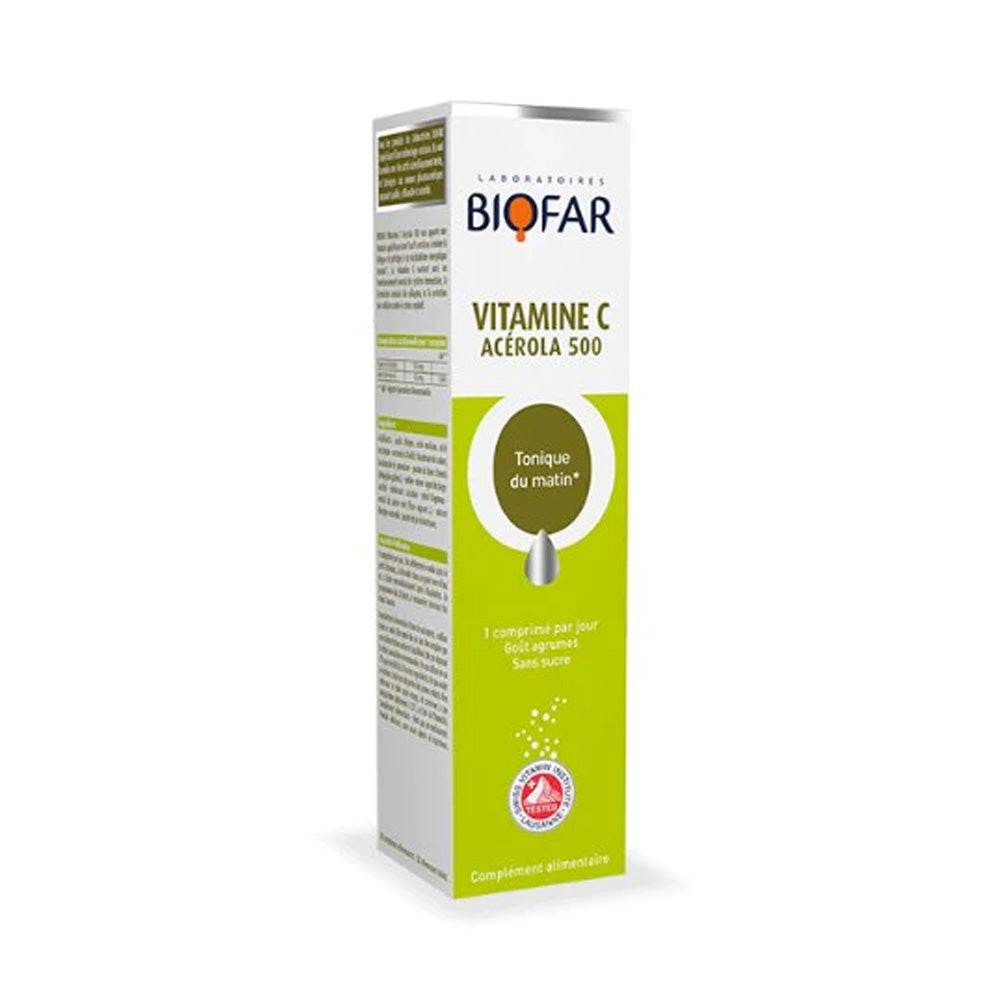 Biofar-Vitamine-C-Acerola-500-20-Capsules-nova-parapharmacie-casablanca-2 Biofar Vitamine C Acerola 500 20 Capsules – Image 1
