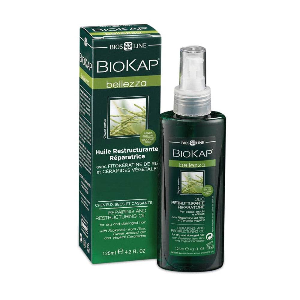 Biokap-Huile-Restructurante-Reparatrice-Cheveux-Secs-125ml-nova-parapharmacie-maroc Biokap Huile Restructurante Réparatrice Cheveux Secs 125ml – Image 1