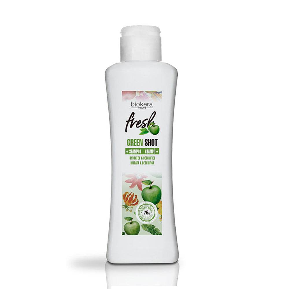 Biokera-Fresh-Shampooing-Green-ShoT-300ml-nova-parapharmacie-maroc Biokera Fresh Shampooing Green ShoT 300ml – Image 1