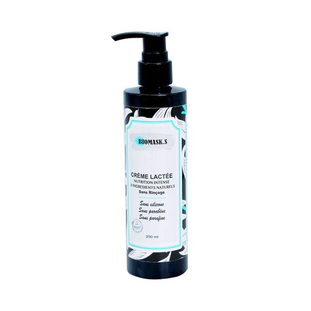 Biomask.s-Creme-Lactee-Sans-rincage-200ml-Nova-Parapharmacie-Maroc Biomask.s Creme Lactee Sans rincage 200ml – Image 1
