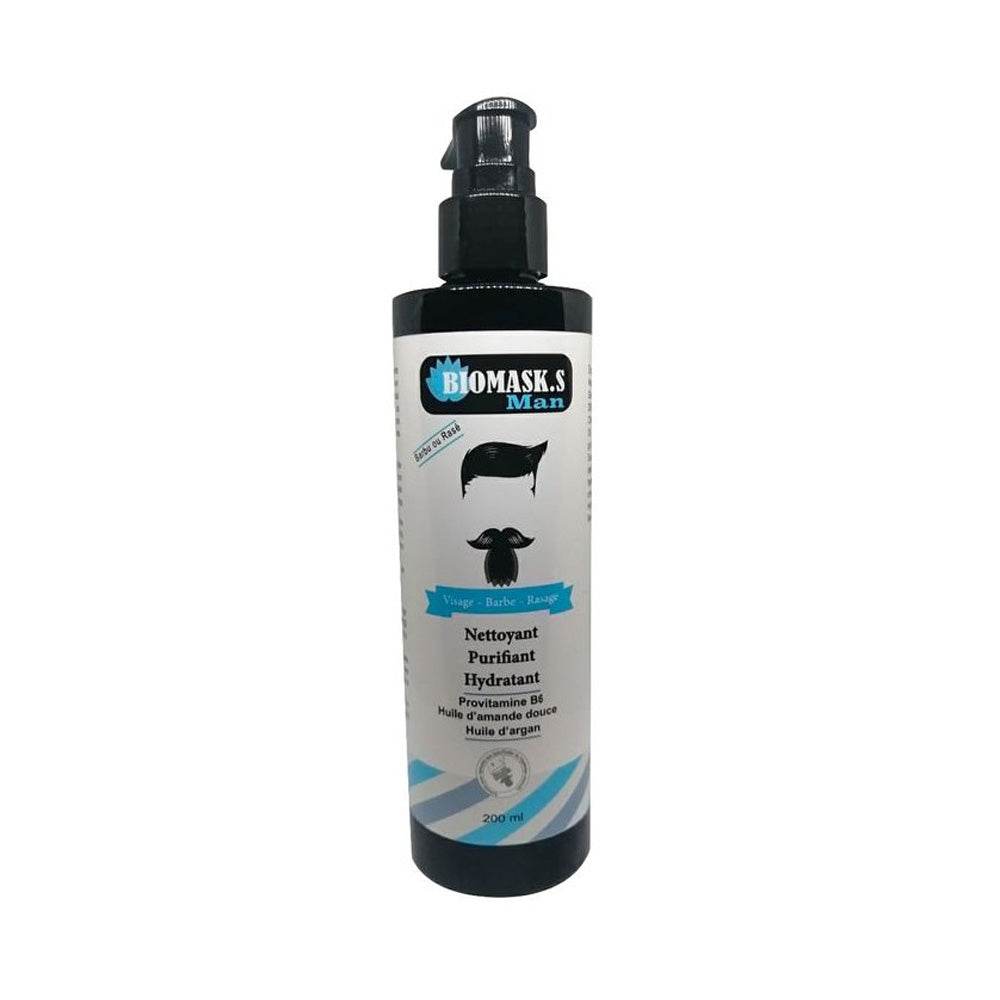 Biomask.s-Man-Gel-Nettoyant-200ml-Nova-Parapharmacie-Maroc Biomask.s Man Gel Nettoyant 200ml