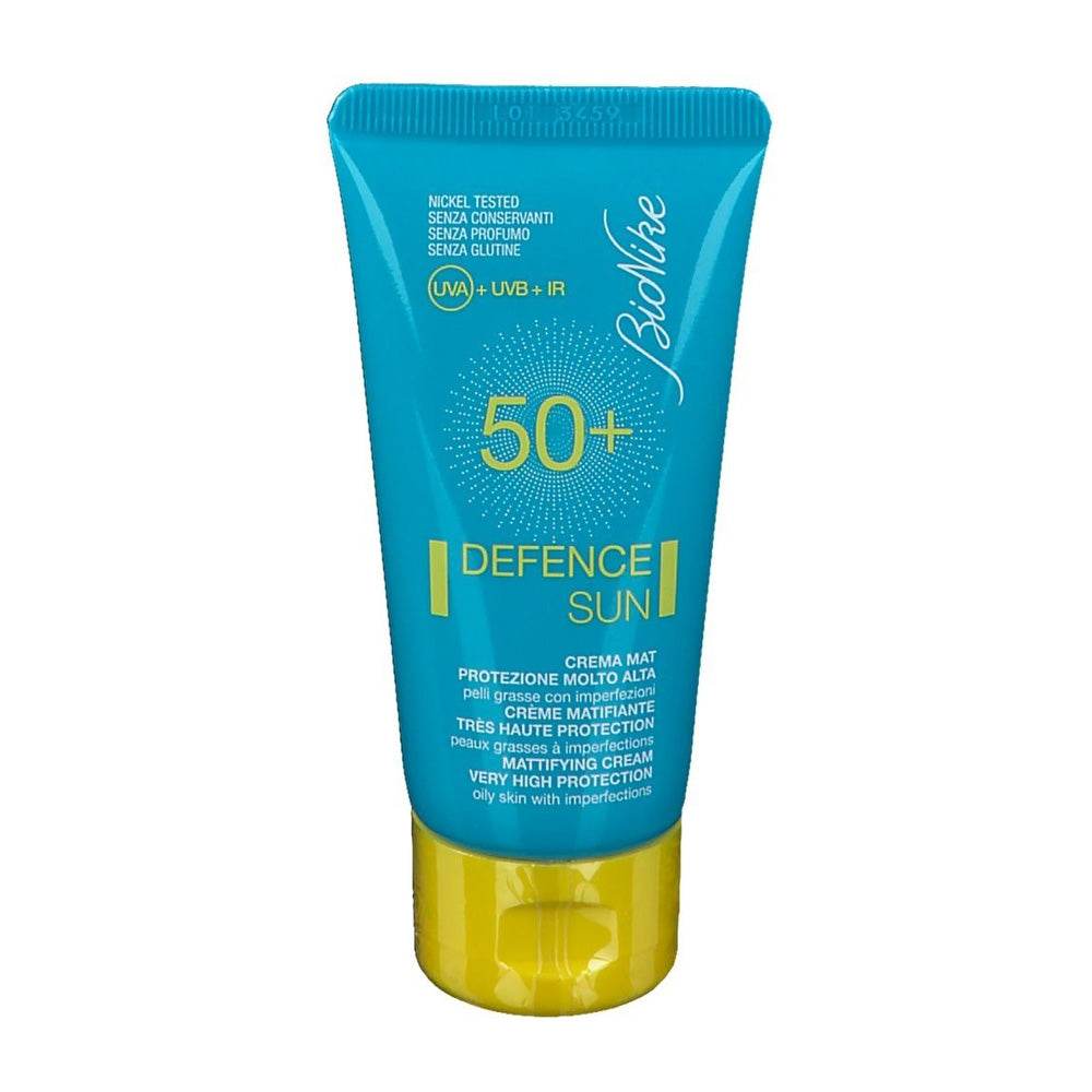 Bionike-Defence-Ecran-Matifiant-SPF50_-50ml-nova-parapharmacie-maroc Bionike Defence Ecran Matifiant SPF50+ 50ml – Image 1