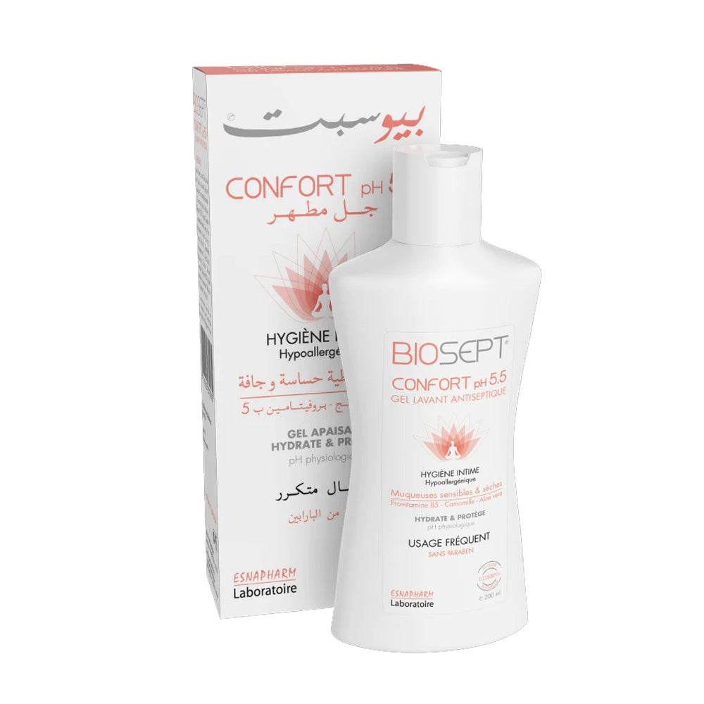 Biosept-5.5-Gel-Nett-Traitant-120ml-Nova-parapharmacie-maroc Biosept 5.5 Gel Nett Traitant 120ml – Image 1