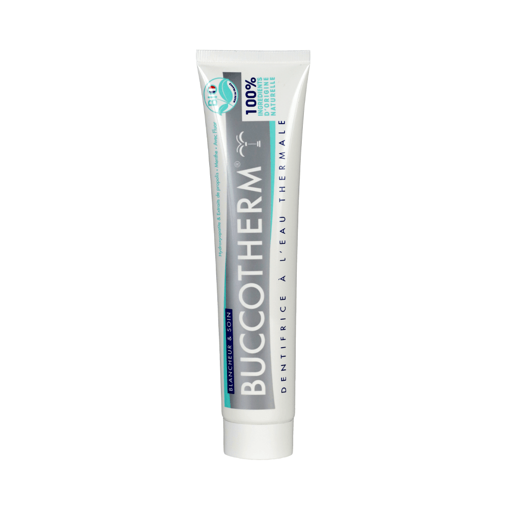 Buccotherm-Dentifrice-Blancheur-_-Soin-BIO-75ml-nova-parapharmacie-maroc Buccotherm Dentifrice Blancheur & Soin BIO 75ml