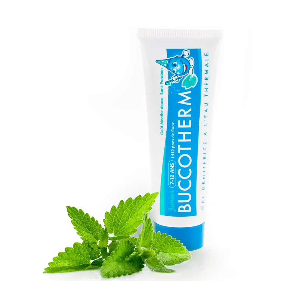 Buccotherm-Dentifrice-Junior-7-12ans-Menthe-Douce-50ml-nova-parapharmacie-maroc Buccotherm Dentifrice Junior 7-12ans Menthe Douce 50ml – Image 1