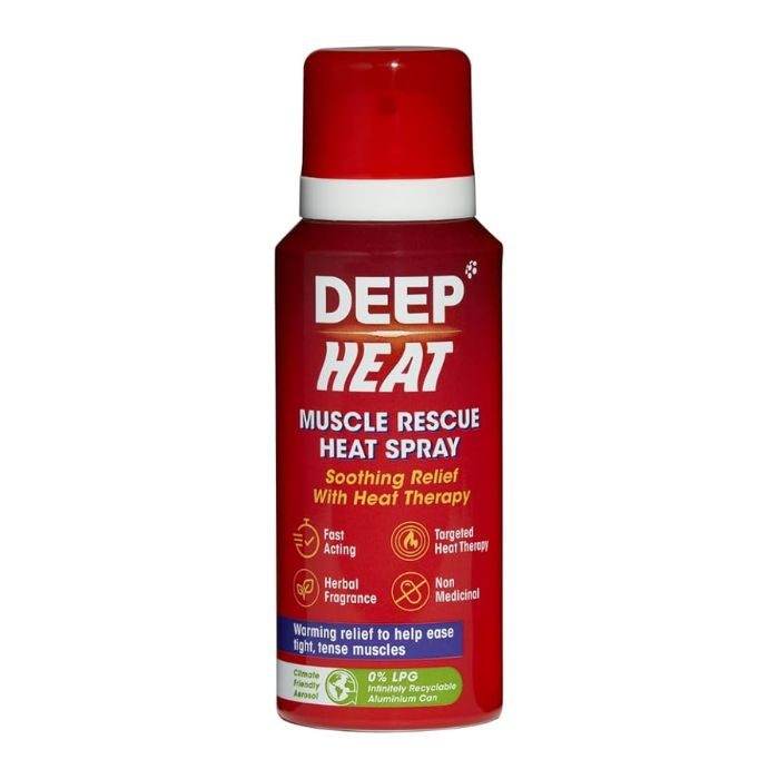 DEEP FREEZE MUSCLE RESCUE HEAT SPRAY DEEP FREEZE MUSCLE RESCUE HEAT SPRAY