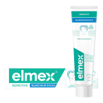 ELMEX Sensitive Blancheur 75ml Dentifrice Dents Sensibles Fluorure d&rsquo;Amines Protection Collets Blancheur Douce Anti-Caries