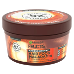 GARNIER Ultra Doux Hair Food Macadamia 390ml Masque Cheveux Très Secs Abîmés Nutrition Intense 98% Ingrédients Naturels