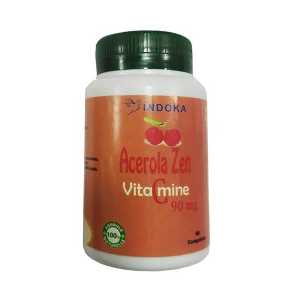 Indoka Acerola Zen vitamine C 90mg 60 Capsules Indoka Acerola Zen vitamine C 90mg 60 Capsules