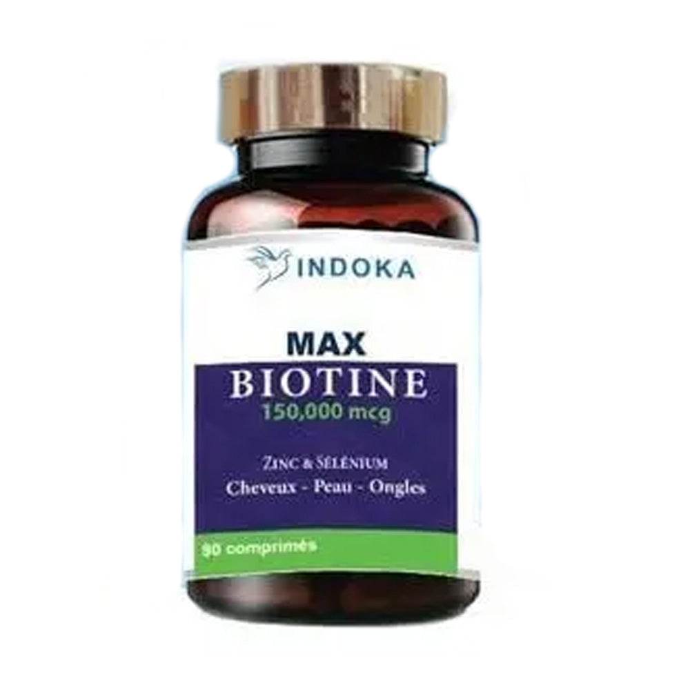 Indoka Max Biotine 150 mg 90 Capsules Indoka Max Biotine 150 mg 90 Capsules