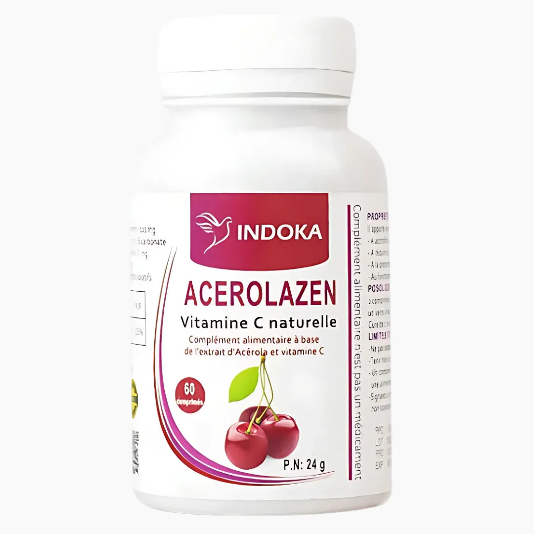 Indoka Acérolazen (Source naturelle de vitamine C) Indoka Acérolazen (Source naturelle de vitamine C)