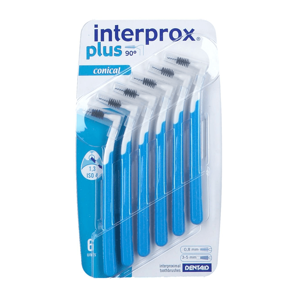 Interprox Plus Conical Bleue Brosse Interdentaire 1.7 Bleue 6 Pièces Interprox Plus Conical Bleue Brosse Interdentaire 1.7 Bleue 6 Pièces
