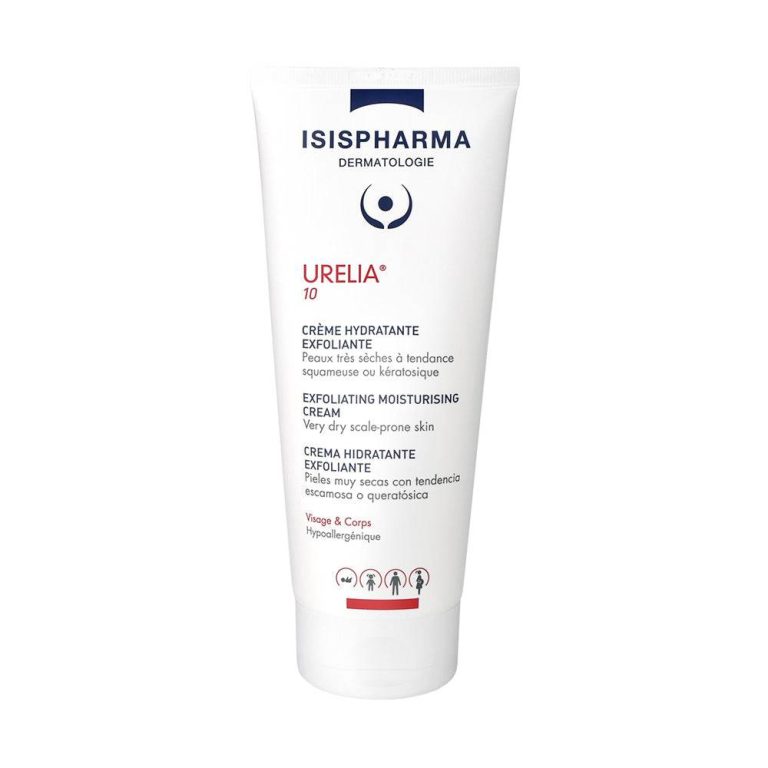 Isispharma Urelia 10 Crème Hydratante Exfoliante Peaux Squameuses 150ml - Soin Anti-Hyperkératose