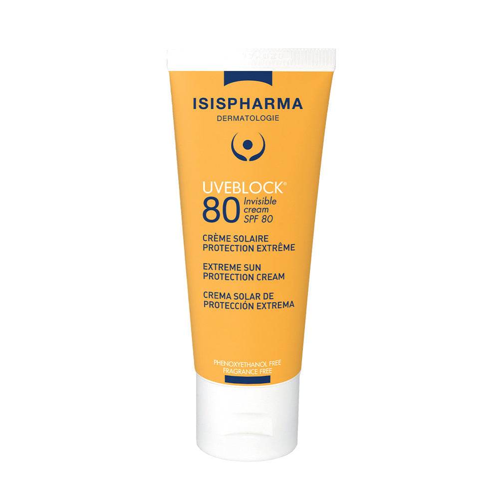 Isispharma Uveblock Crème Solaire Invisible SPF80+ 40ml Isispharma Uveblock Crème Solaire Invisible SPF80+ 40ml