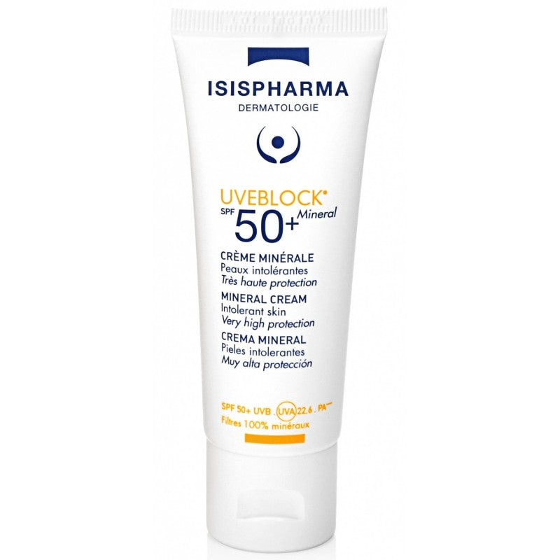 Isispharma Uveblock 50 Crème Minérale Invisible SPF 50+ 40 ml Isispharma Uveblock 50 Crème Minérale Invisible SPF 50+ 40 ml