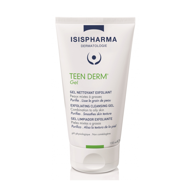 Isispharma Teen Derm Gel Nettoyant Exfoliant