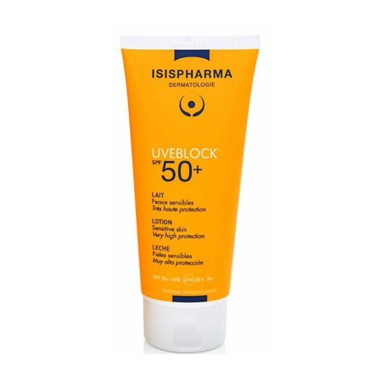 Isispharma Uveblock SPF 50+ Lait Peaux Sensibles 100 ml
