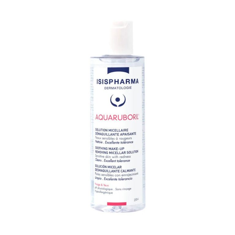 Isispharma Aquaruboril Solution Micellaire Demaquillante Peaux