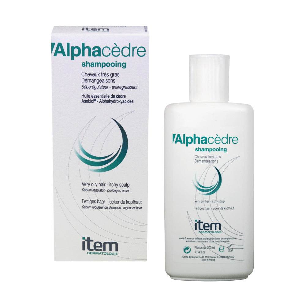 Item Alphacèdre Shampoing Cheveux Très Gras Démangeaisons 200ml Item Alphacèdre Shampoing Cheveux Très Gras Démangeaisons 200ml