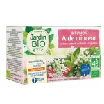 JARDIN BIO Infusion Aide Minceur 20 Sachets Tisane Bio Minceur Naturelle Métabolisme Drainage Bien-être