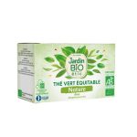JARDIN BIO Infusion Thé Vert Nature Doux 20 Sachets Tisane Bio Antioxydante Naturelle Bien-Être