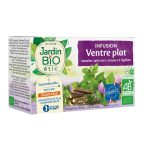 JARDIN BIO Infusion Ventre Plat 20 Sachets Tisane Bio Minceur Naturelle Bien-Être Digestif