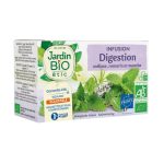 JARDIN BIO Infusion Digestion 20 Sachets Tisane Bio Digestive Naturelle Bien-Être Confort Intestinal