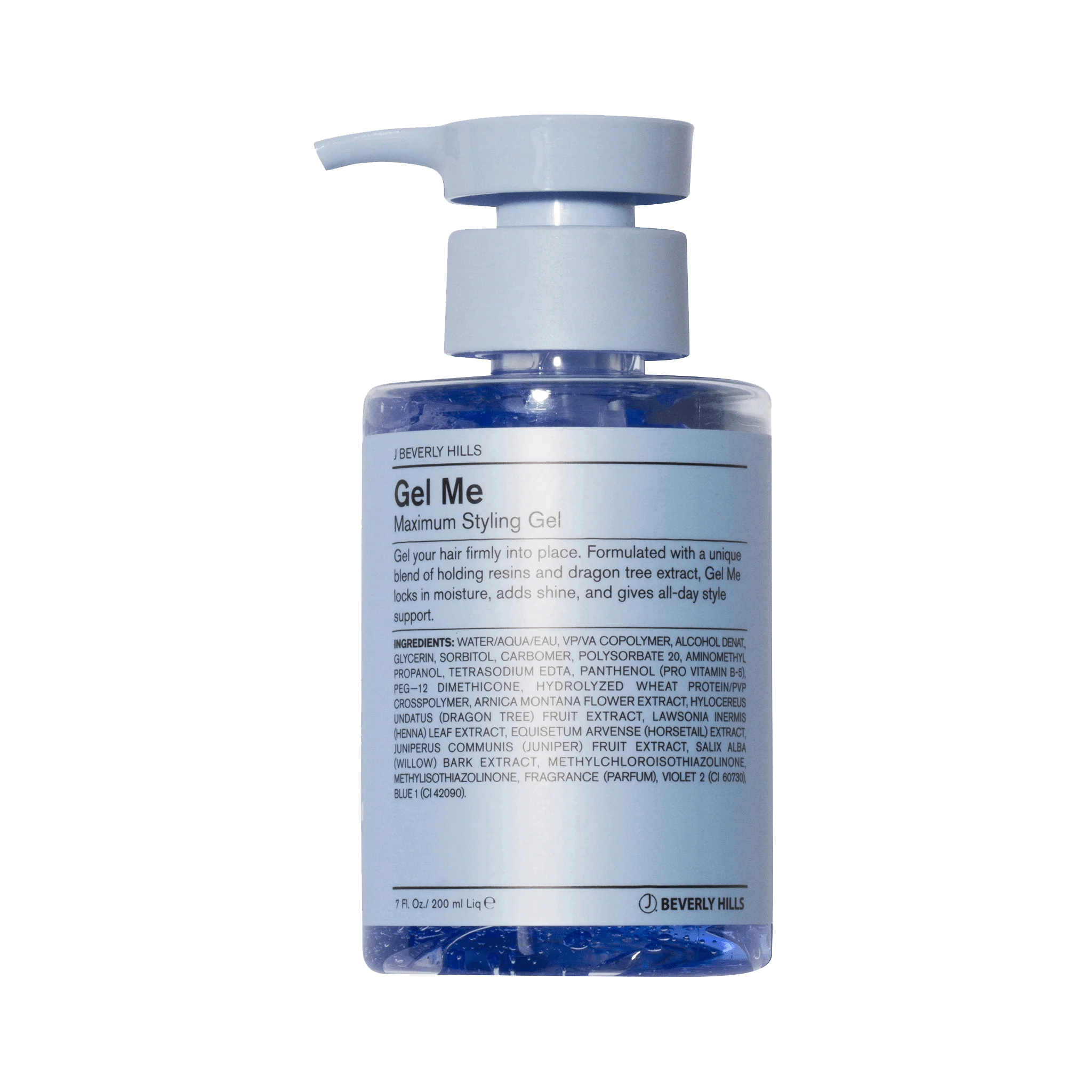 J BEVERLY HILLS Gel Me 200ml Gel Coiffant Cheveux Gel Fixation Forte Coiffage Professionnel Brillance Tenue Longue Durée J BEVERLY HILLS Gel Me 200ml Gel Coiffant Cheveux Gel Fixation Forte Coiffage Professionnel Brillance Tenue Longue Durée