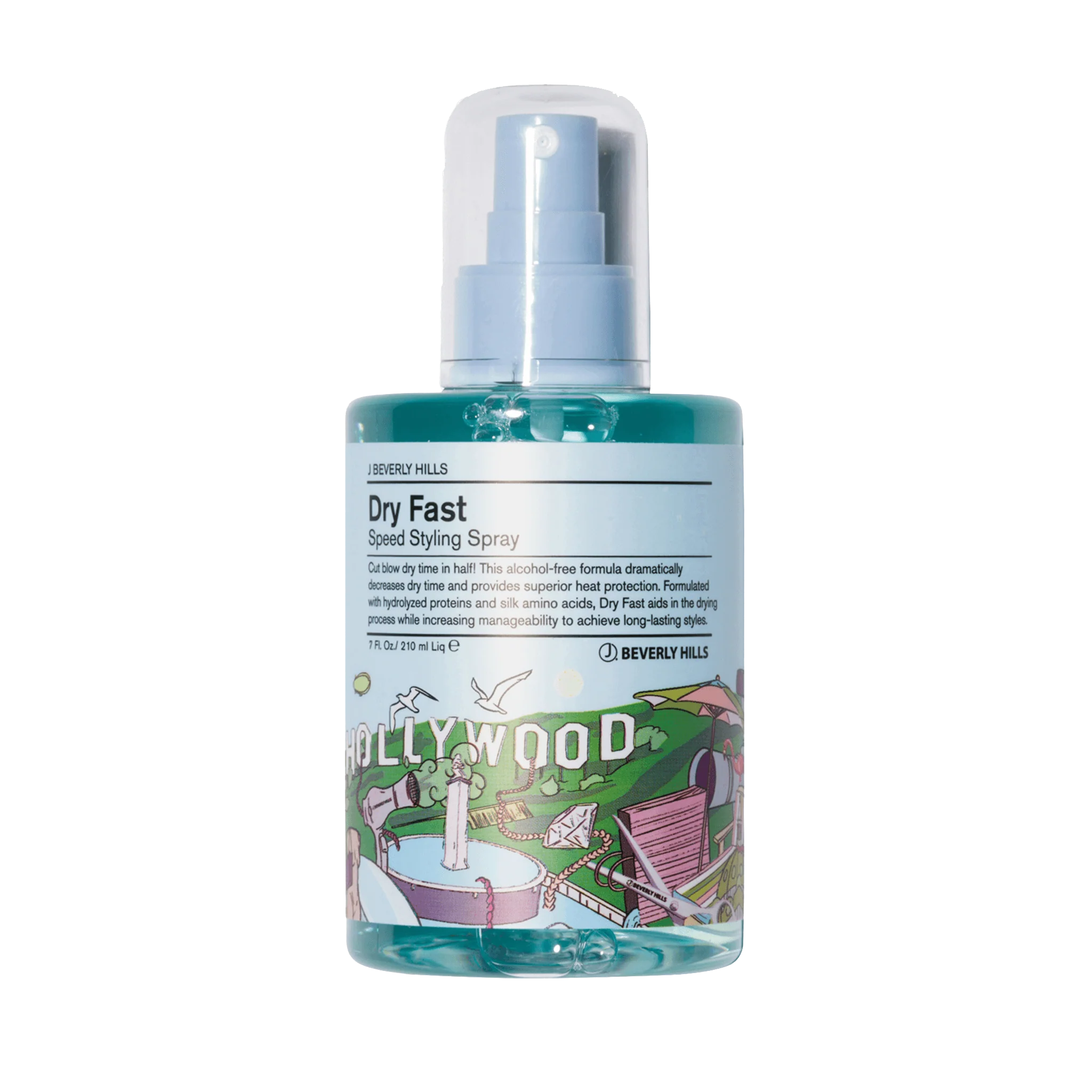 J BEVERLY HILLS Dry Fast 210ml Spray Séchage Rapide Cheveux Coiffage Protection Chaleur J BEVERLY HILLS Dry Fast 210ml Spray Séchage Rapide Cheveux Coiffage Protection Chaleur