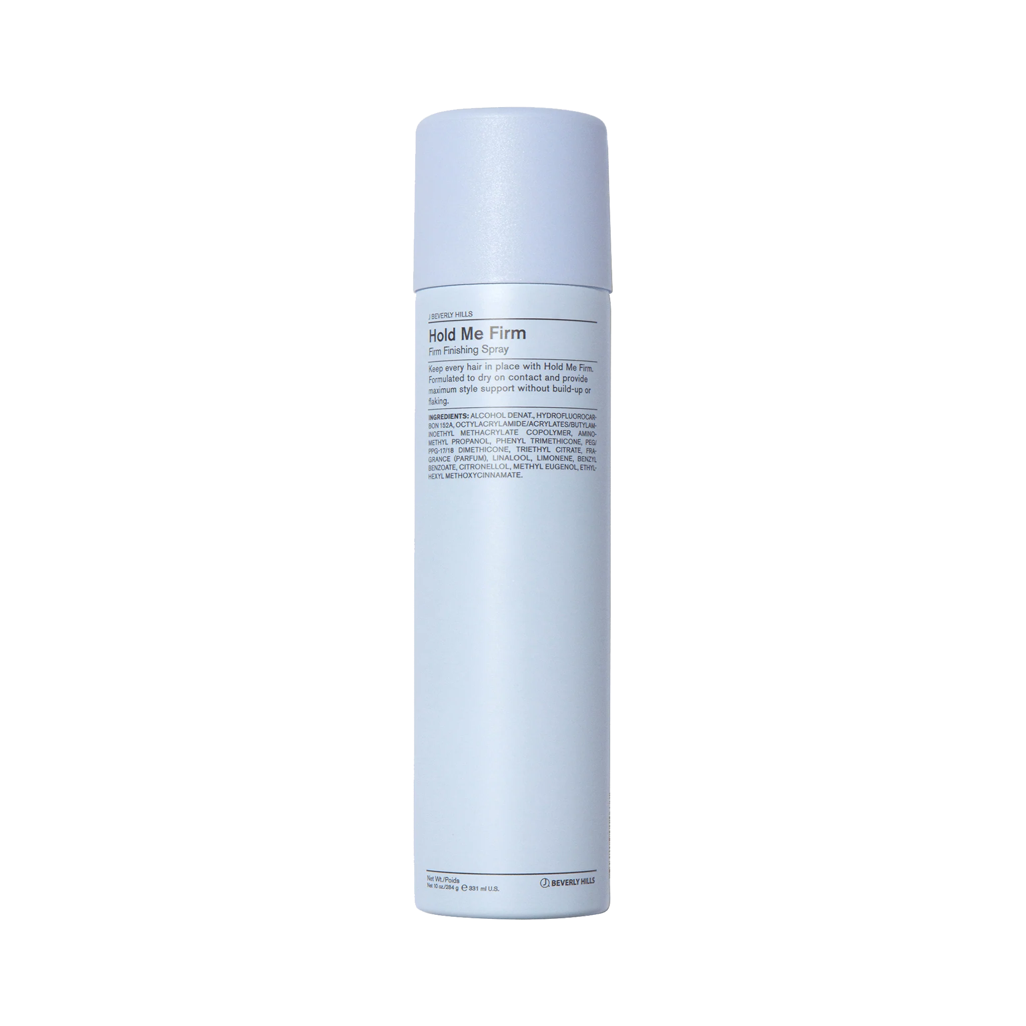 J BEVERLY HILLS Hold Me Firm 328ml Laque Fixation Forte Tenue Longue Durée J BEVERLY HILLS Hold Me Firm 328ml Laque Fixation Forte Tenue Longue Durée