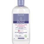 JONZAC Eau Micellaire Apaisante 500ml Démaquillant Nettoyant Visage Peaux Sensibles Sans Rinçage