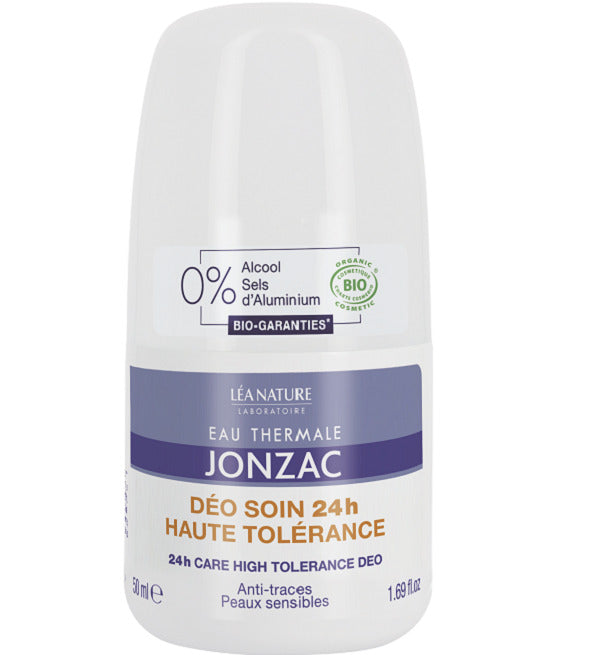JONZAC NUTRITIVE Déo Soin 24H Haute Tolérance 50ml Déodorant Roll-On Nourrissant Peaux Sensibles JONZAC NUTRITIVE Déo Soin 24H Haute Tolérance 50ml Déodorant Roll-On Nourrissant Peaux Sensibles