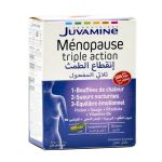 JUVAMINE Ménopause Triple Action 30 Comprimés Sauge Houblon Vitamine B6 Bouffées Chaleur Équilibre Hormonal