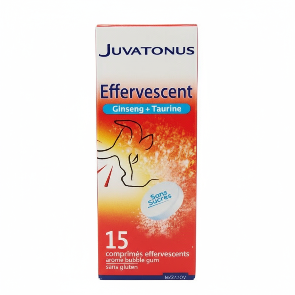 JUVATONUS Effervescent Taurine 15 Comprimés Énergie Vitalité Tonus JUVATONUS Effervescent Taurine 15 Comprimés Énergie Vitalité Tonus
