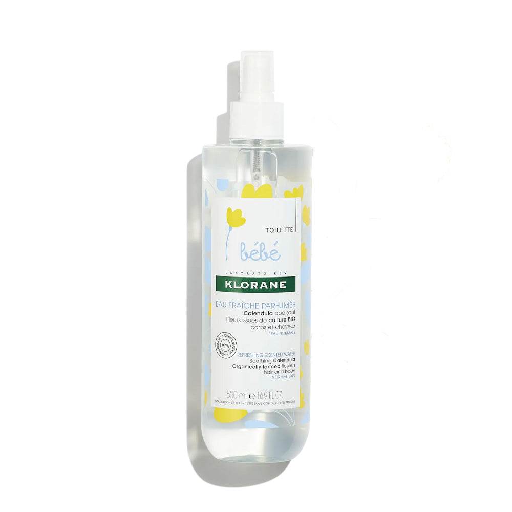 KLORANE Bébé Eau Fraîche Parfumée Au Calendula 500ml - Parfum Délicat KLORANE Bébé Eau Fraîche Parfumée Au Calendula 500ml - Parfum Délicat
