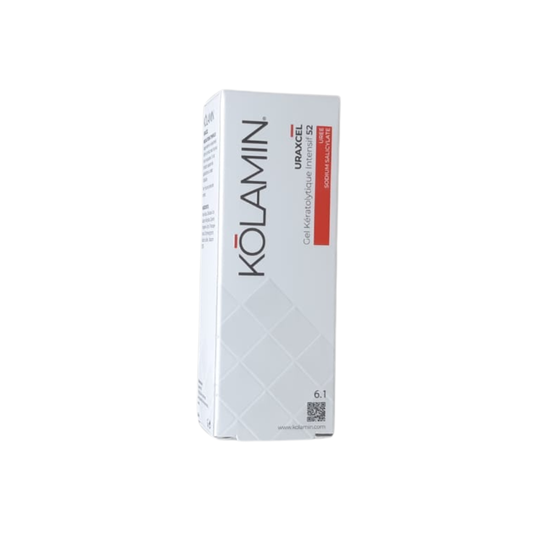 KOLAMIN Uraxcel Gel Kératolytique Intensif 52 50ml Urée 52% Peaux Très Sèches Callosités KOLAMIN Uraxcel Gel Kératolytique Intensif 52 50ml Urée 52% Peaux Très Sèches Callosités