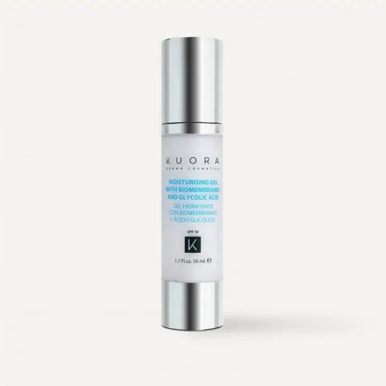 KUORA GEL HYDRATANT AUX BIOMEMBRANES ET A L&rsquo;ACIDE GLYCOLIQUE SPF10 50ML