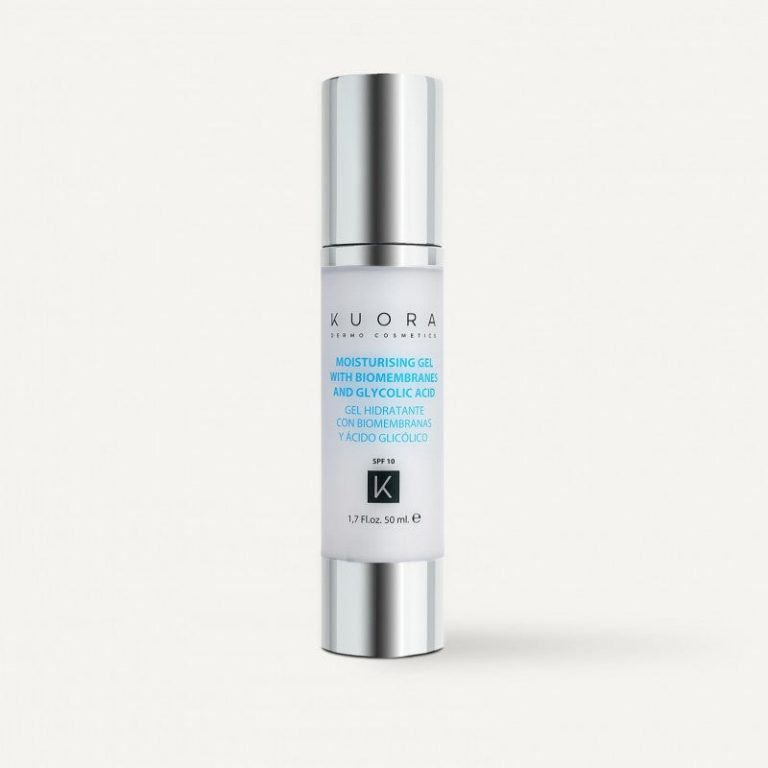 Kuora Gel Hydratant avec Biomembranes et Glycolique Acide SPF10 50ml