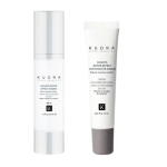 KUORA Coffret Effet Botox 28 jours Crème Visage 50ml + Contour Yeux Anti-Rides Raffermissant Peptides Acide Hyaluronique Cure Intensive