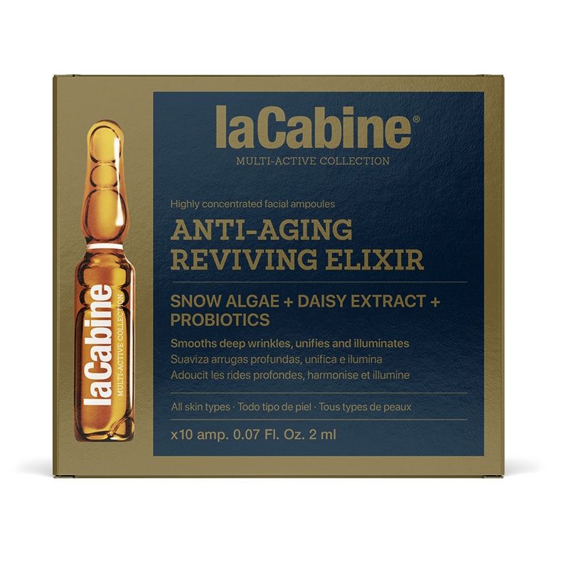 LACABINE Anti-Aging Revining Elixir Ampoules 10x2ml Concentré Anti-Âge Revitalisant Éclat Jeunesse Hydratation Intense Tous Types de Peaux LACABINE Anti-Aging Revining Elixir Ampoules 10x2ml Concentré Anti-Âge Revitalisant Éclat Jeunesse Hydratation Intense Tous Types de Peaux