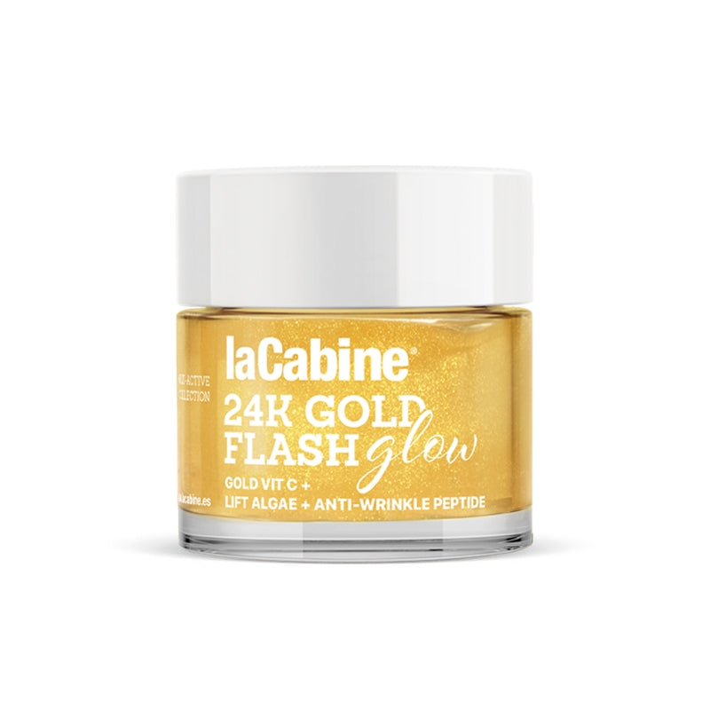 LACABINE 24K Gold Flash Glow Gel 50ml Éclat Instantané Or Pur Anti-Fatigue Hydratation Intense Tous Types de Peaux LACABINE 24K Gold Flash Glow Gel 50ml Éclat Instantané Or Pur Anti-Fatigue Hydratation Intense Tous Types de Peaux