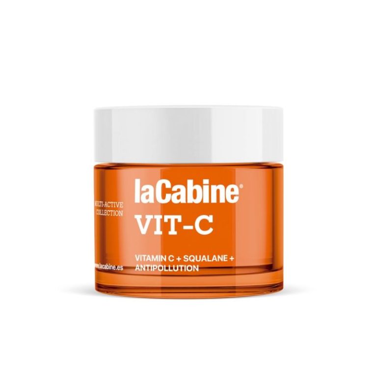LACABINE VIT-C Crème Visage 50ml Vitamine C Pure Éclat Anti-Taches Antioxydant Anti-Âge Hydratation Tous Types de Peaux