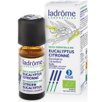 LADROME Huile Essentielle Eucalyptus Citronné 10ml Huile Essentielle Pure Naturelle Aromathérapie Répulsive Rafraîchissante