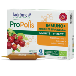 LADROME Propolis & Immuno+ 20 Ampoules Complément Alimentaire Immunité Défenses Naturelles Propolis Vitalité