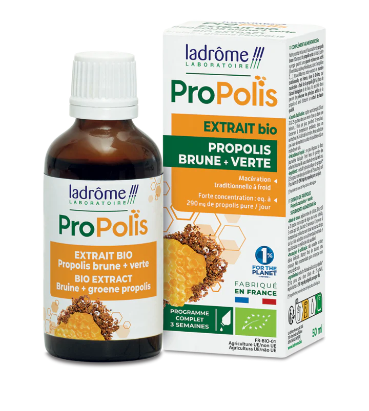LADROME Extrait Propolis 50ml Extrait Liquide Propolis Naturelle Immunité Défenses Naturelles Bien-être LADROME Extrait Propolis 50ml Extrait Liquide Propolis Naturelle Immunité Défenses Naturelles Bien-être