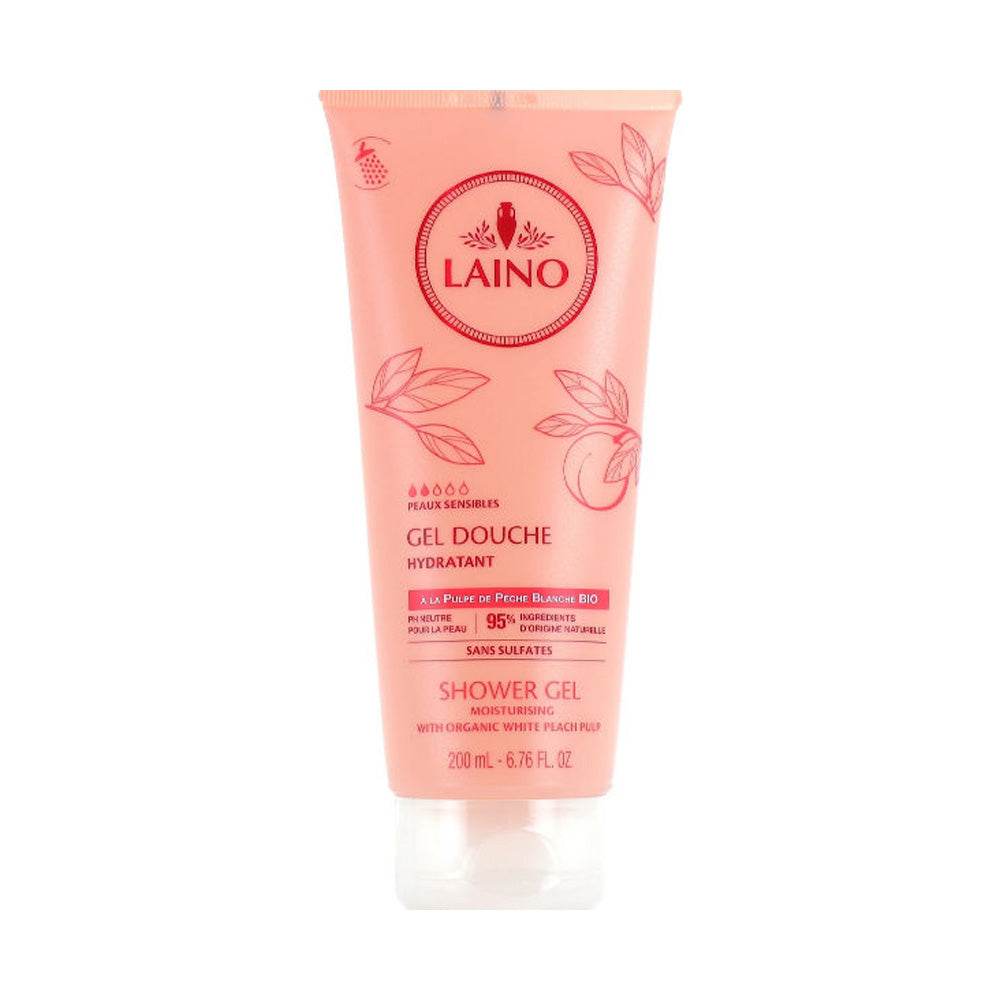 Laino Gel Douche Au Puple De Peche Blanche 200ml Laino Gel Douche Au Puple De Peche Blanche 200ml