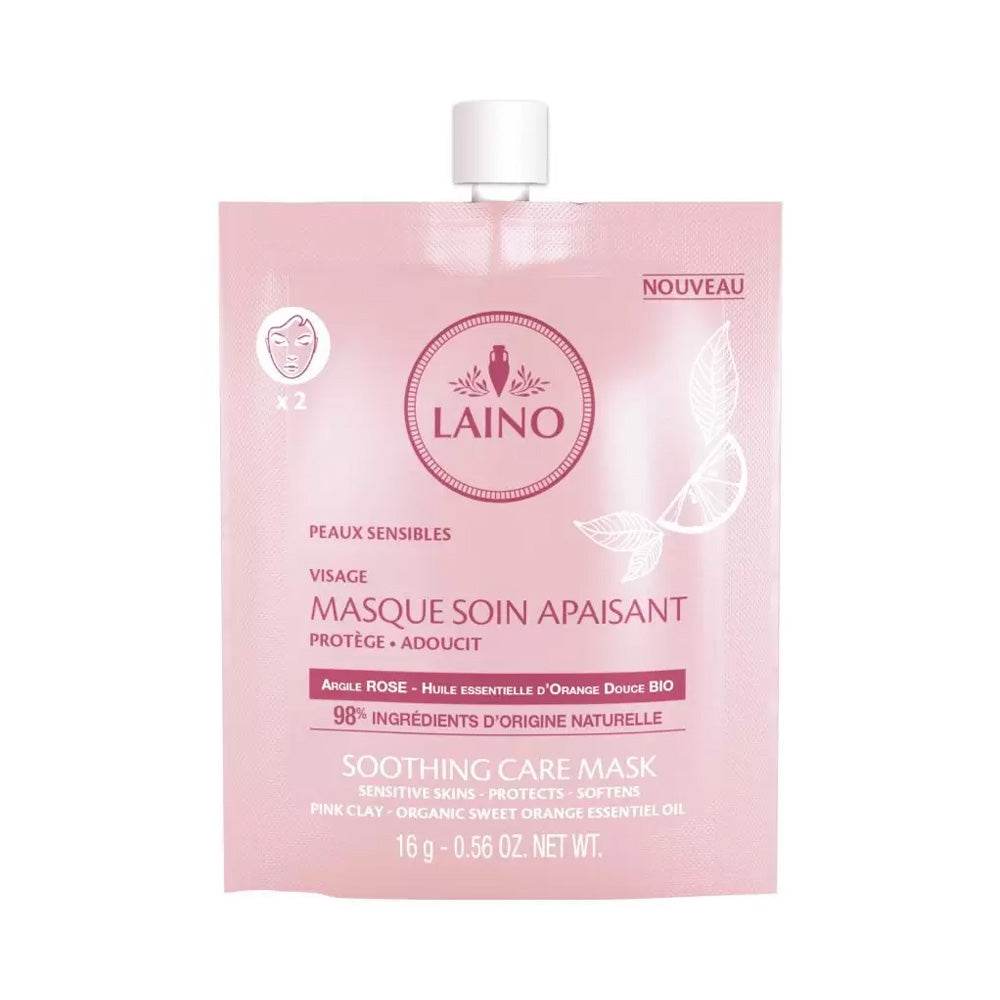 Laino Masque Soin Apaisant Argile Rose 16g Laino Masque Soin Apaisant Argile Rose 16g